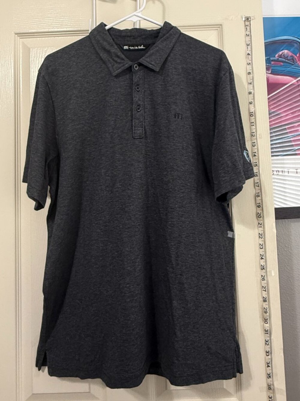 Charcoal Travis Mathew Golf Shirt